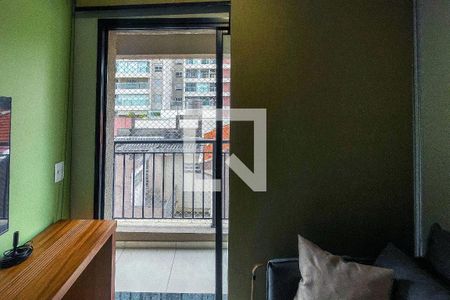 Varanda de kitnet/studio para alugar com 1 quarto, 29m² em Sumaré, São Paulo