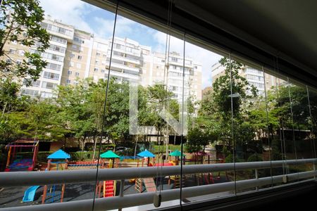 Vista da Varanda gourmet de apartamento à venda com 4 quartos, 141m² em Paraíso do Morumbi, São Paulo