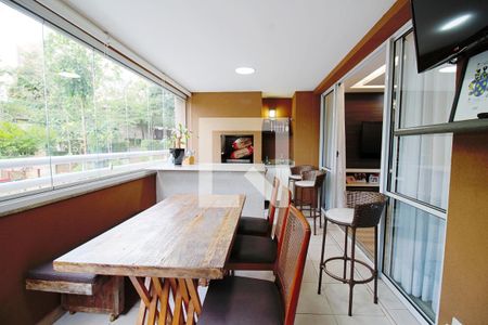 Varanda gourmet de apartamento à venda com 4 quartos, 141m² em Paraíso do Morumbi, São Paulo