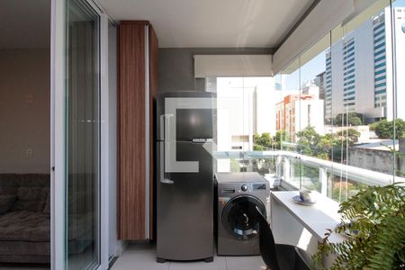 Varanda / Cozinha de kitnet/studio à venda com 0 quarto, 29m² em Bela Vista, São Paulo