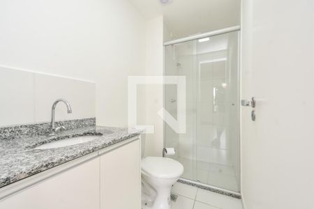 Banheiro de kitnet/studio para alugar com 1 quarto, 24m² em Consolação, São Paulo