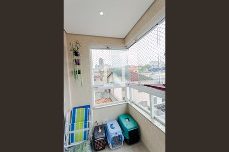 Varanda da Sala de apartamento à venda com 2 quartos, 58m² em Bangú, Santo André