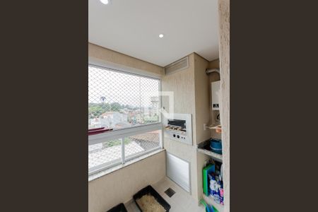 Varanda da Sala de apartamento à venda com 2 quartos, 58m² em Bangú, Santo André