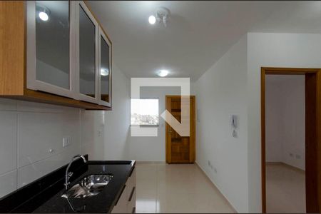 Sala e Cozinha Integrada de apartamento à venda com 2 quartos, 35m² em Cidade Patriarca, São Paulo