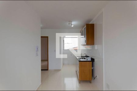 Sala e Cozinha Integrada de apartamento à venda com 2 quartos, 35m² em Cidade Patriarca, São Paulo