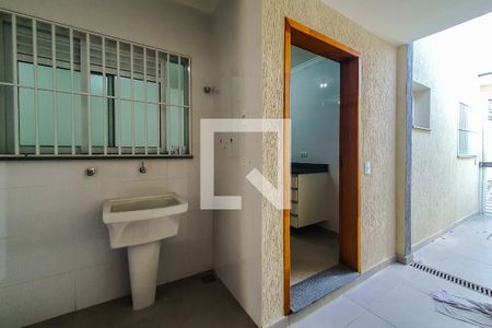 Área de Serviço entrada de apartamento para alugar com 1 quarto, 28m² em Ipiranga, São Paulo