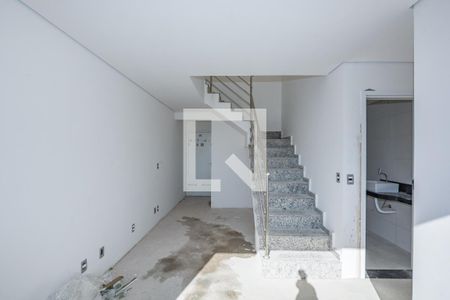Sala 1 de apartamento à venda com 3 quartos, 137m² em Caiçara-adelaide, Belo Horizonte