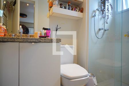Banheiro da Suíte 1 de apartamento à venda com 3 quartos, 98m² em Auxiliadora, Porto Alegre