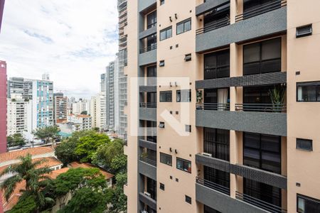 Varanda da Sala - Vista de apartamento para alugar com 1 quarto, 31m² em Pinheiros, São Paulo