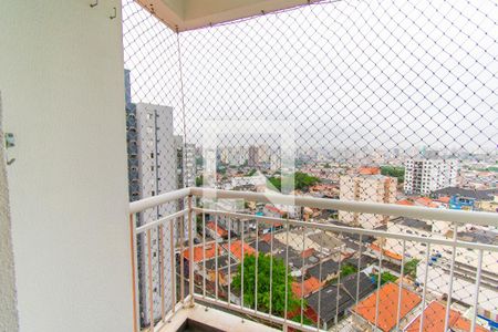 Varanda da Sala de apartamento para alugar com 2 quartos, 56m² em Vila Santa Clara, São Paulo