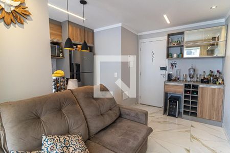 Sala  de apartamento à venda com 2 quartos, 45m² em Parque Industrial Tomas Edson, São Paulo