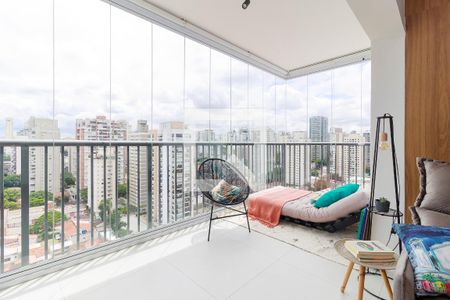 Sala de apartamento para alugar com 1 quarto, 65m² em Vila Cordeiro, São Paulo