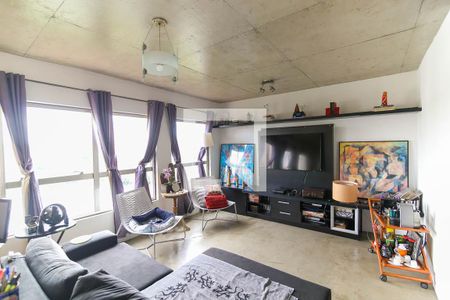 Sala de apartamento à venda com 1 quarto, 70m² em Panamby, São Paulo