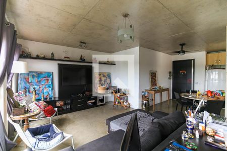 Sala de apartamento à venda com 1 quarto, 70m² em Panamby, São Paulo