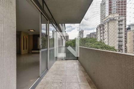 Varanda de apartamento à venda com 4 quartos, 238m² em Consolação, São Paulo