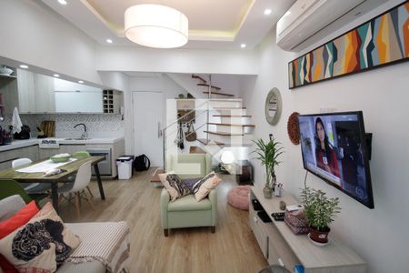 Sala de apartamento para alugar com 2 quartos, 84m² em Laranjeiras, Rio de Janeiro