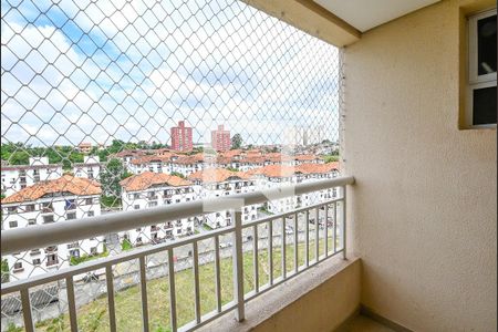 Varanda de apartamento à venda com 2 quartos, 58m² em Vila Caraguata, São Paulo