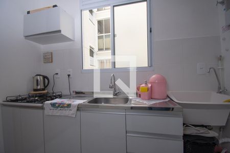 cozinha de apartamento à venda com 2 quartos, 52m² em Canudos, Novo Hamburgo