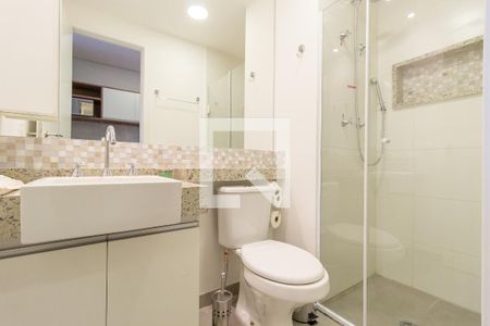 Banheiro  de kitnet/studio para alugar com 1 quarto, 27m² em Vila Mariana, São Paulo