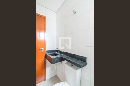 Banheiro da Suíte de apartamento à venda com 2 quartos, 59m² em Vila Floresta, Santo André