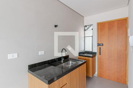 Cozinha e Área de Serviço de apartamento para alugar com 1 quarto, 28m² em Vila Moinho Velho, São Paulo