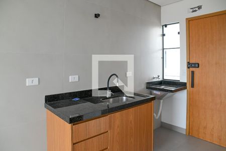 Cozinha de kitnet/studio para alugar com 1 quarto, 28m² em Vila Moinho Velho, São Paulo