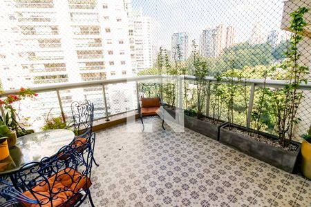 Varanda da Sala de apartamento à venda com 2 quartos, 100m² em Parque do Morumbi, São Paulo