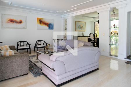 Sala principal de casa de condomínio à venda com 4 quartos, 600m² em Barra da Tijuca, Rio de Janeiro