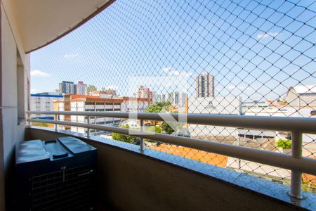 Varanda da sala de apartamento à venda com 3 quartos, 90m² em Vila Santa Teresa, Santo André