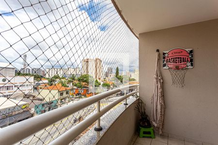 Varanda da Sala de apartamento para alugar com 3 quartos, 90m² em Vila Santa Teresa, Santo André