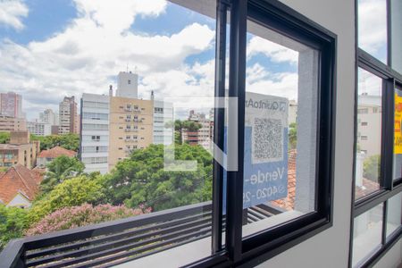 Sala - Vista de apartamento à venda com 1 quarto, 91m² em Auxiliadora, Porto Alegre