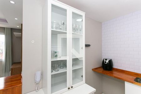 Cozinha de apartamento para alugar com 2 quartos, 34m² em Chácara Califórnia, São Paulo