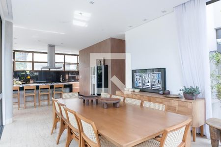 Sala de Jantar de casa de condomínio à venda com 5 quartos, 600m² em Jardim Serrano, Nova Lima