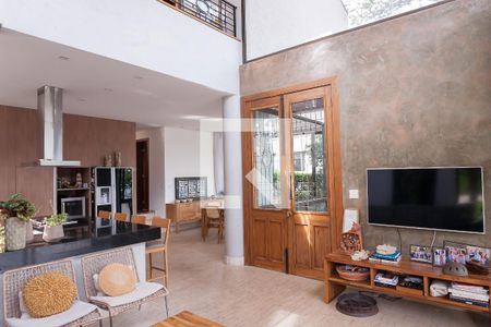 sala de casa de condomínio à venda com 5 quartos, 600m² em Jardim Serrano, Nova Lima