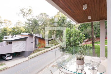 Varanda da Sala de casa de condomínio à venda com 5 quartos, 600m² em Jardim Serrano, Nova Lima