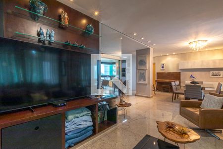 Sala de apartamento à venda com 3 quartos, 178m² em Belvedere, Belo Horizonte