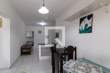 Sala de apartamento para alugar com 3 quartos, 134m² em Nova Mirim, Praia Grande