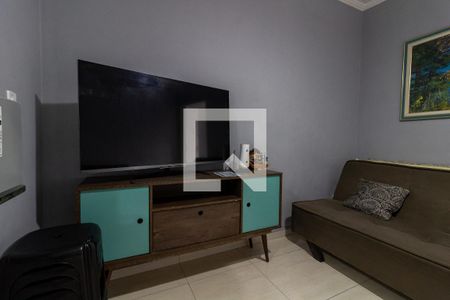 Detalhe da sala de kitnet/studio para alugar com 1 quarto, 36m² em Mirim, Praia Grande