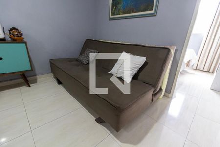 Detalhe da sala de kitnet/studio para alugar com 1 quarto, 36m² em Mirim, Praia Grande