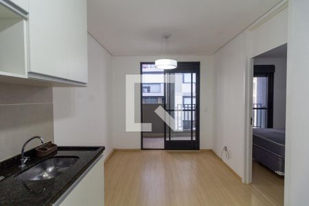 Sala/Cozinha de apartamento para alugar com 1 quarto, 32m² em Centro, Osasco