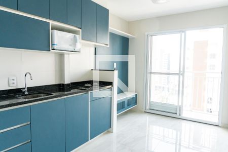 Sala/Cozinha de apartamento para alugar com 1 quarto, 26m² em Vila Guarani (z Sul), São Paulo