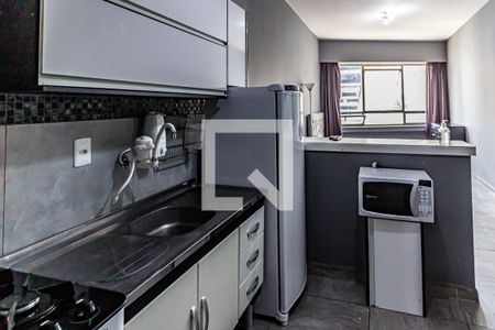 Cozinha de kitnet/studio à venda com 1 quarto, 29m² em República, São Paulo