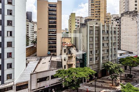 Vista de kitnet/studio para alugar com 1 quarto, 29m² em República, São Paulo