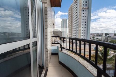 Varanda da Sala de apartamento à venda com 4 quartos, 210m² em Jardim Riacho das Pedras, Contagem