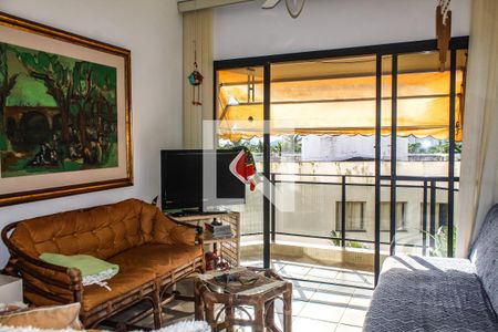 Sala de apartamento para alugar com 2 quartos, 75m² em Loteamento João Batista Julião, Guarujá