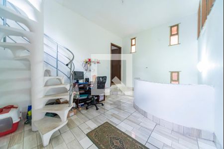 Hall da Escada de casa à venda com 3 quartos, 200m² em Vila Alzira, Santo André