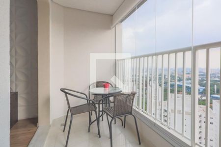 Varanda Sala de apartamento para alugar com 1 quarto, 38m² em Brás, São Paulo