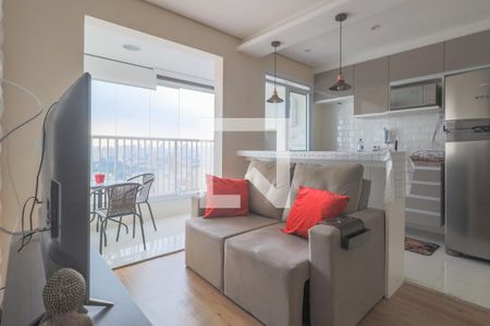 Sala de apartamento para alugar com 1 quarto, 38m² em Brás, São Paulo