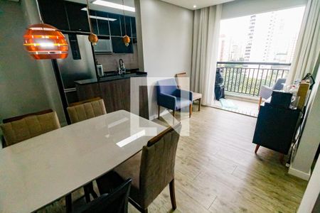 Sala 1 de apartamento para alugar com 1 quarto, 54m² em Vila Praia, São Paulo