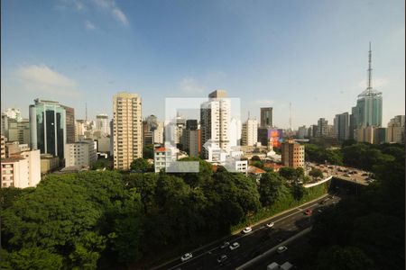 Sala/Cozinha - Vista de apartamento à venda com 2 quartos, 68m² em Paraíso, São Paulo